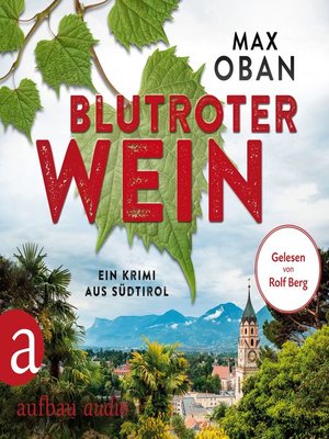 cover image of Blutroter Wein--Ein Krimi aus Südtirol